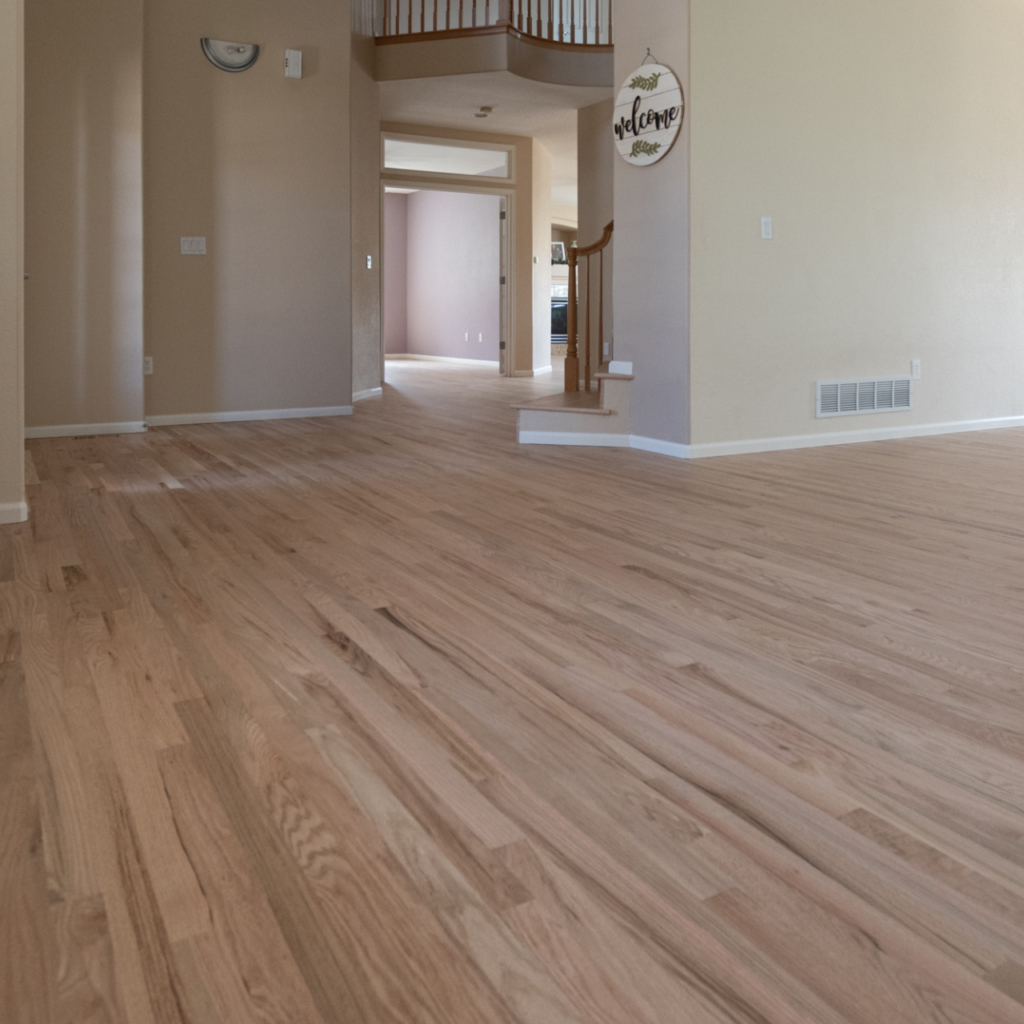 Loba Invisible on Red Oak Flooring